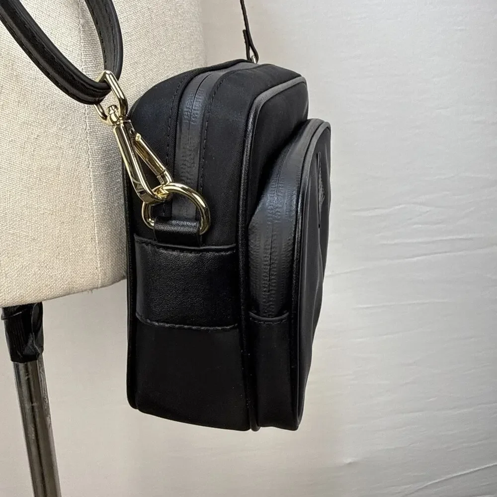 Arden Cove Crissy Black Nylon Full Crossbody Purse Bag Wallet Anti-Theft Travel - Picture 6 of 10